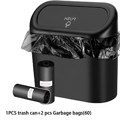 3 Pieces Car Trash Can (With Lid)