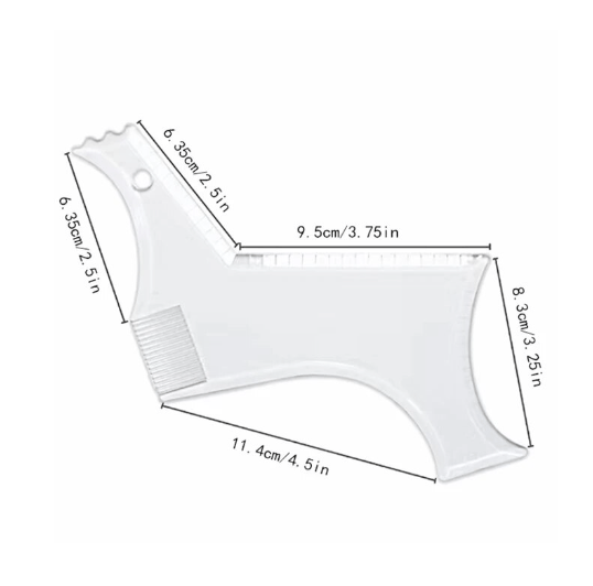 Beard Shapes Styling Template (Double Sided) JWJ-Shop