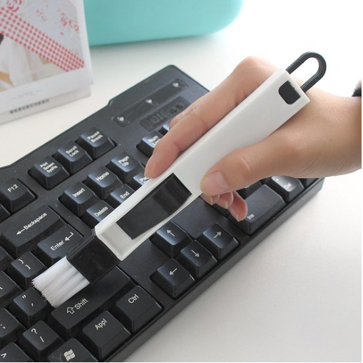 Portable Two-In-One Brush For Keyboard (Multifunctional)