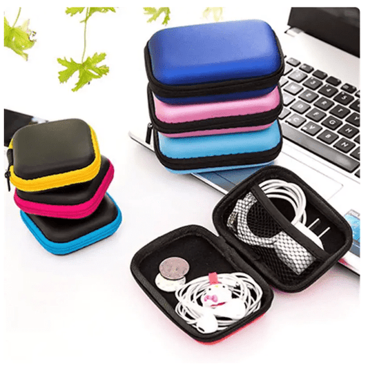 EVA Mini Portable Earphone Bag, (Multiple Colors) JWJ-Shop