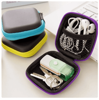 EVA Mini Portable Earphone Bag, (Multiple Colors) JWJ-Shop