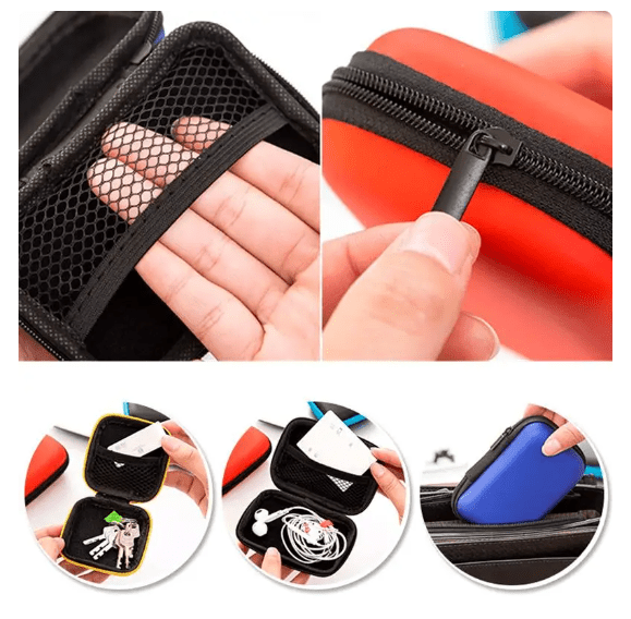 EVA Mini Portable Earphone Bag, (Multiple Colors) JWJ-Shop