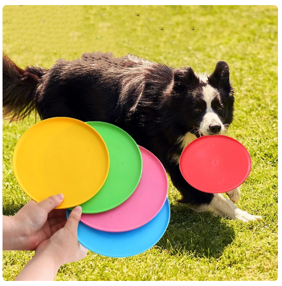 Ouzey Pet Frisbee, Multiple Colors (Bite-Resistant) JWJ-Shop