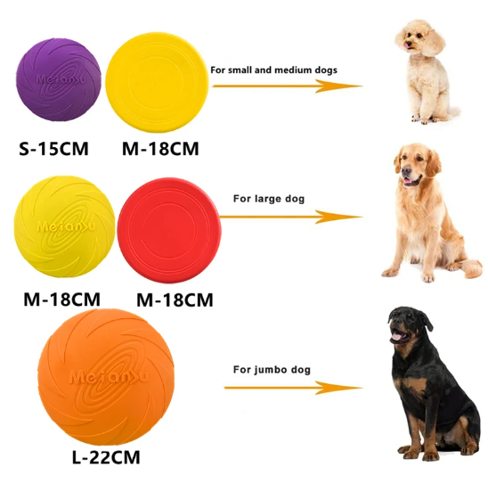 Ouzey Pet Frisbee, Multiple Colors (Bite-Resistant) JWJ-Shop