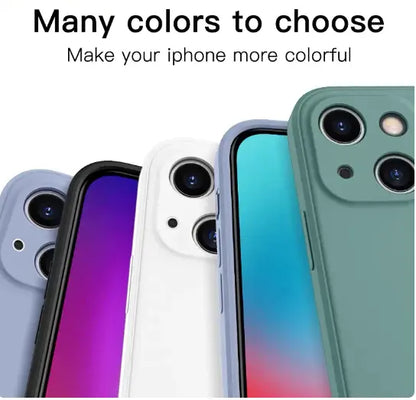 Multiple Color Phone Cases For iPhone (Silicone) JWJ-Shop