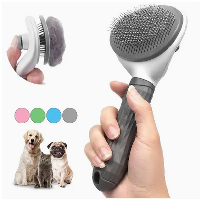 Self-Cleaning Pet Hair Remover Brush (Dog/Cat) JWJ Trading