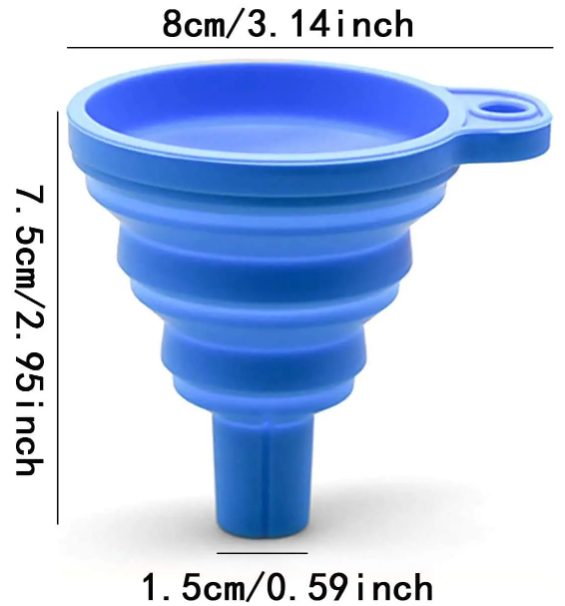 Versatile Foldable Funnel (Silicone) JWJ Trading